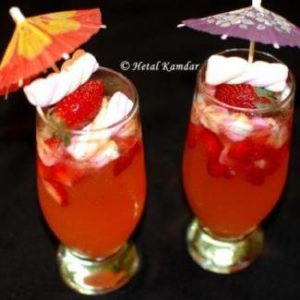pink-passion-vodka-cocktail | Pink Passion drink recipe | Strawberry and Vodak Recipe | Strawberry and marshmallow Recipe