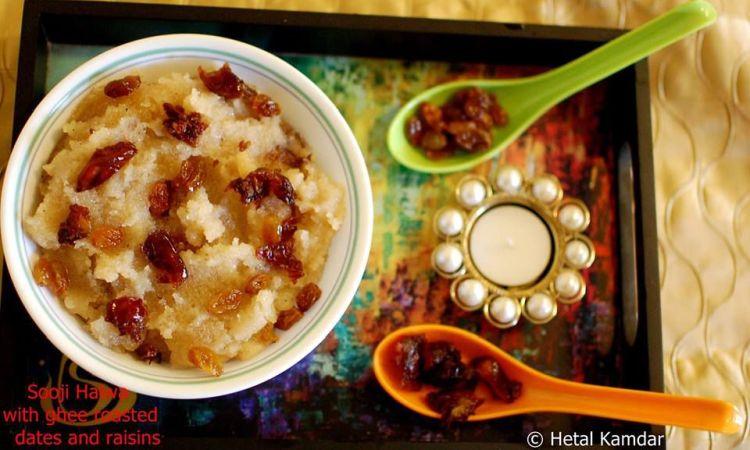 sooji-halwa | recipe of semolina halwa | suji halwa | rava sheera