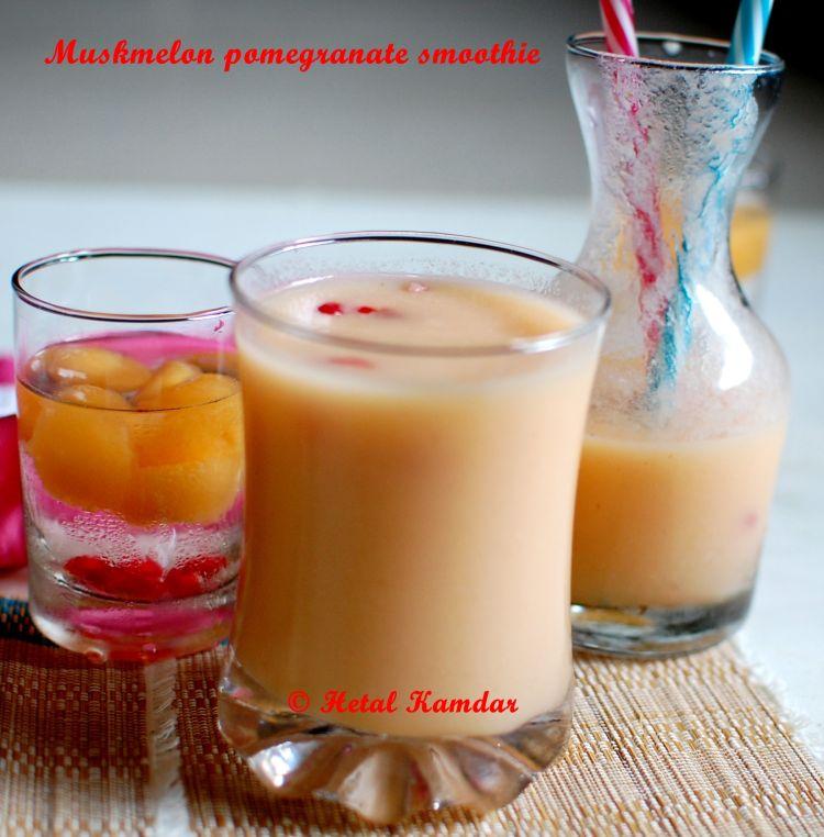 muskmelon-pomegranate-smoothie