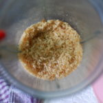 making bread crumbs for corn cheese balls 