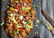 Indo-Chinese Bell Pepper Sprout Salad