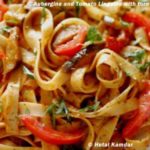 linguine-pasta-with-aubergine-and-tomatoes