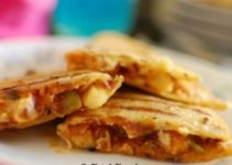 Baby Corn And Bell Pepper Quesadilla