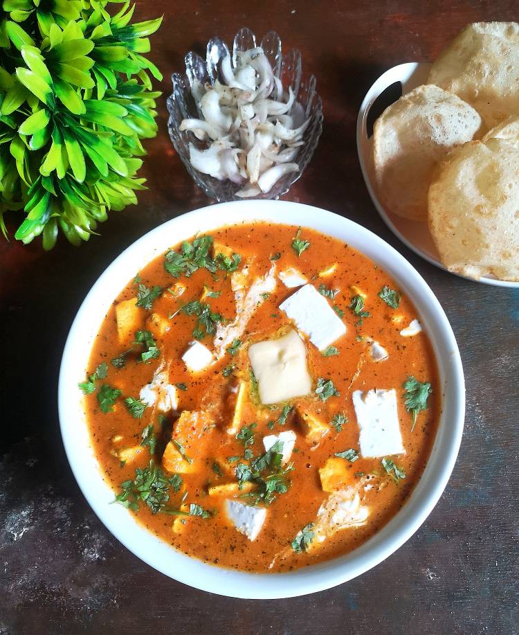 Paneer Butter Masala ready to serve