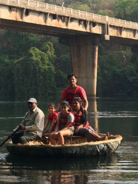 The coracle ride on the Kali river in Dandeli