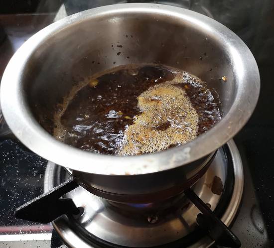adding tea leaves for ginger tea recipe | adrak wali chai recipe