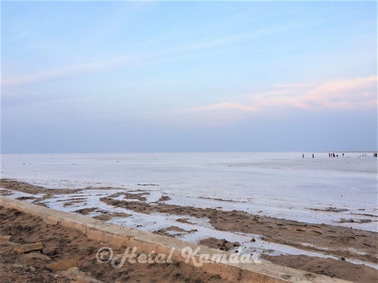 Rann of Kutch, beautiful view of white sand in Kutch, Gujarat.
