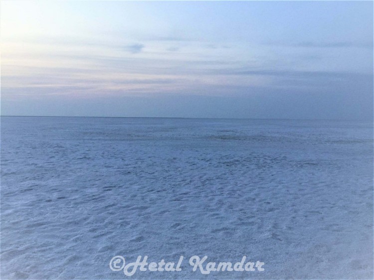 white rann of Kutch in Gujarat, mesmerising view of white sands