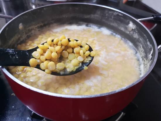 cook chana dal in boiling water | south indian recipe