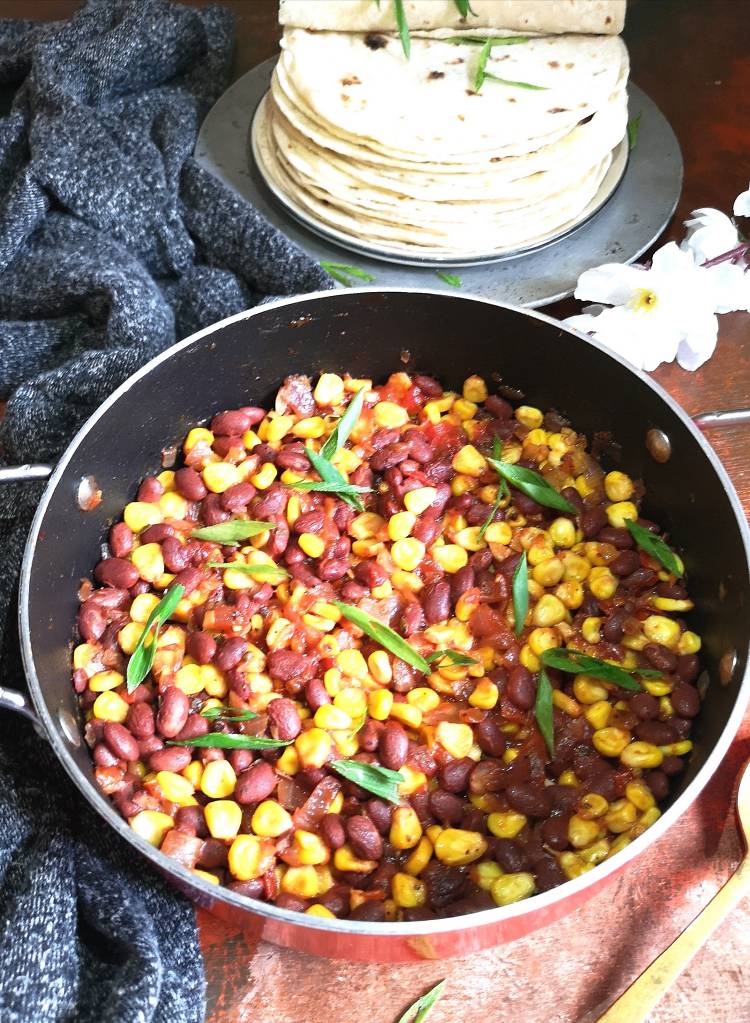 mexican beans and corn Recipe