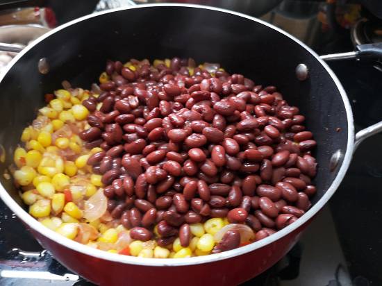 mexican beans and corn Recipe for enchiladas 