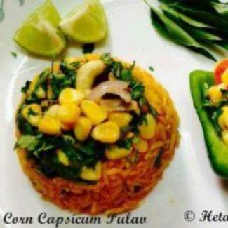 Corn Capsicum Pulav