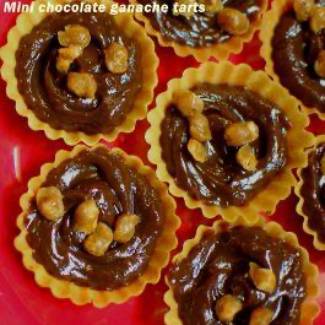 Mini Chocolate Ganache Tarts